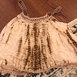 American eagle patterned tank top